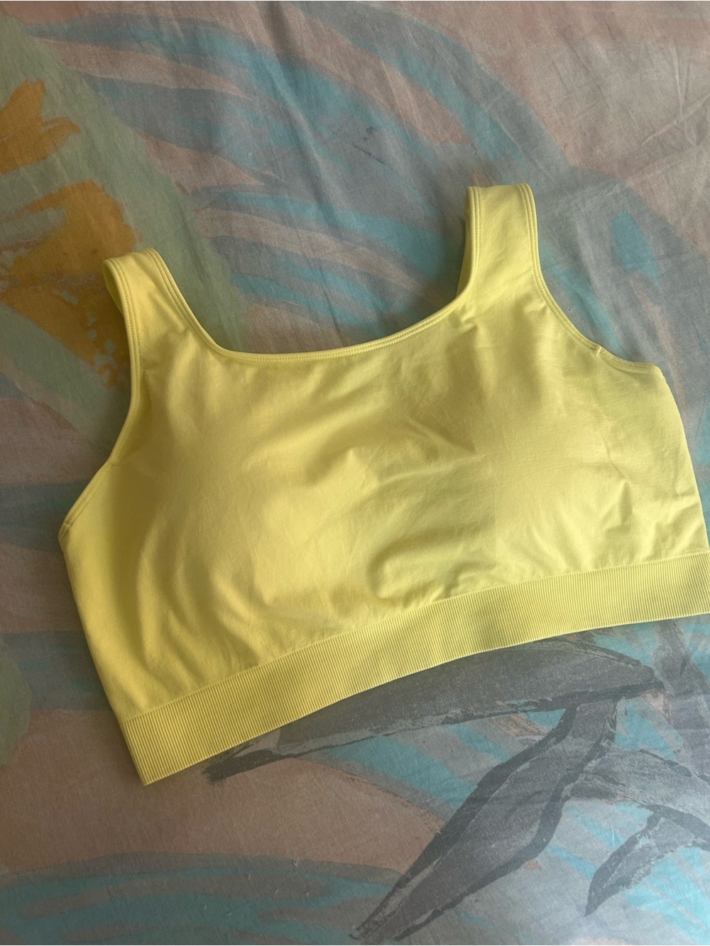 Auden • Yellow Seamless Bralette / Sports Bra